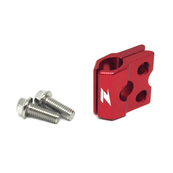 ZETA F-BRAKE LINE CLAMP YAM YZ/YZF/WRF RED