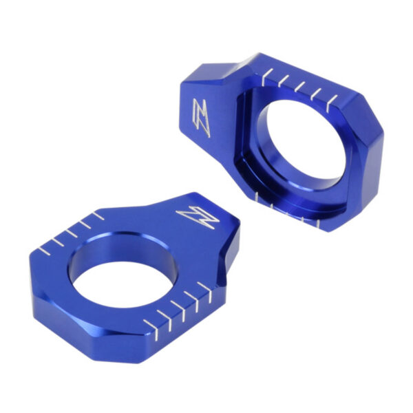 ZETA REAR AXLE BLOCK KAW KXF250 '17-,KXF450 '16- BLUE
