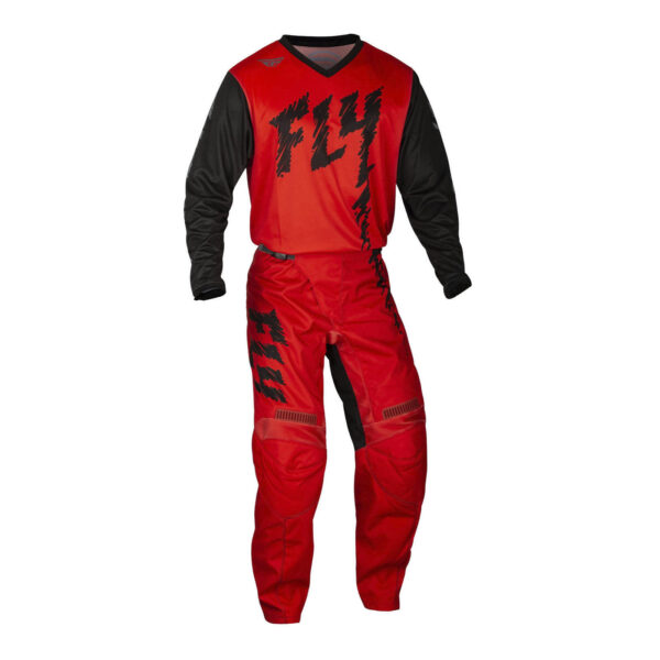 FLY Racing 2024 Youth F-16 Pants - Red / / Grey Black