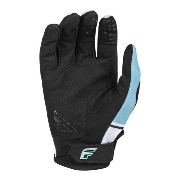 FLY Racing 2024 Kinetic Prix Gloves - White / Black / HI-VIS