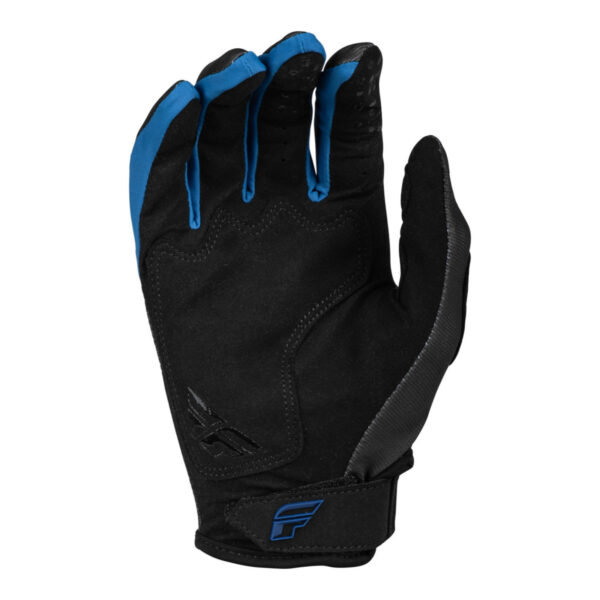 FLY Racing 2024 Youth Kinetic Gloves - Charcoal / / True Blue Neon Green