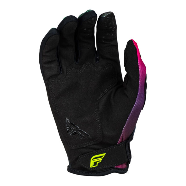FLY Racing 2024 Youth Kinetic Gloves - Fuschia / / Hi-Vis ELECTRIC BLUE