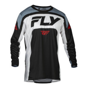 FLY Racing 2024 Lite Jersey - Black / / Denim Grey White