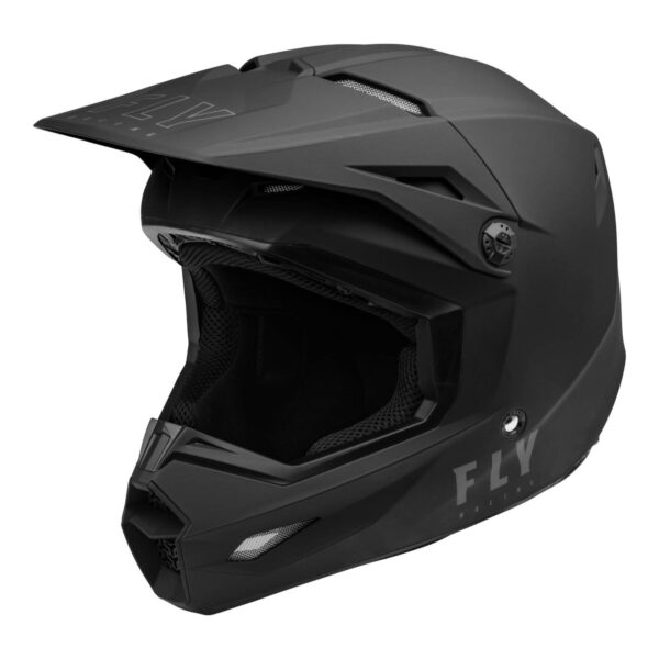 FLY Racing 2024 Youth Kinetic  Helmet Matte - Black  YL