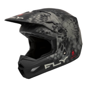 FLY Racing 2024 Kinetic S.E. Kryptek Helmet Matte - Moss Grey / Black (2XL)