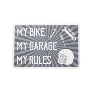 OXFORD GARAGE METAL SIGN: MY RULES