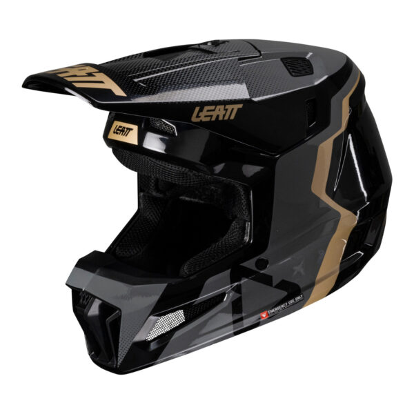 Leatt 2025 3.5 Junior Helmet Kit - Black (L/53-54cm)