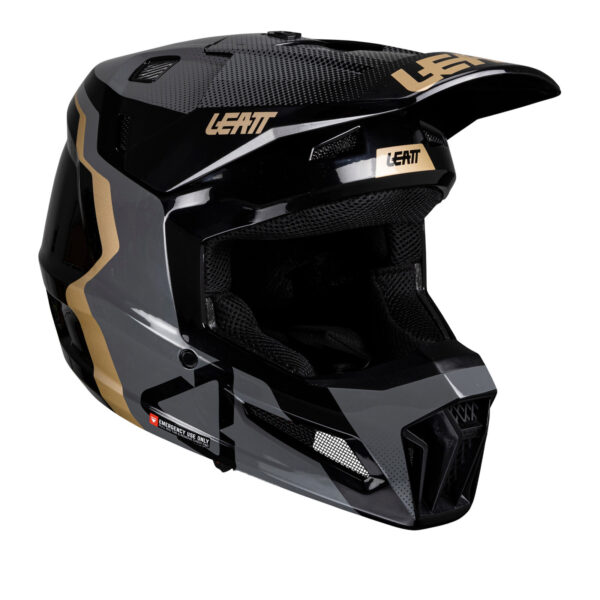 Leatt 2025 3.5 Junior Helmet Kit - Black (L/53-54cm)