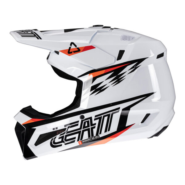 Leatt 2025 3.5 Junior Helmet Kit - White (L/53-54cm)