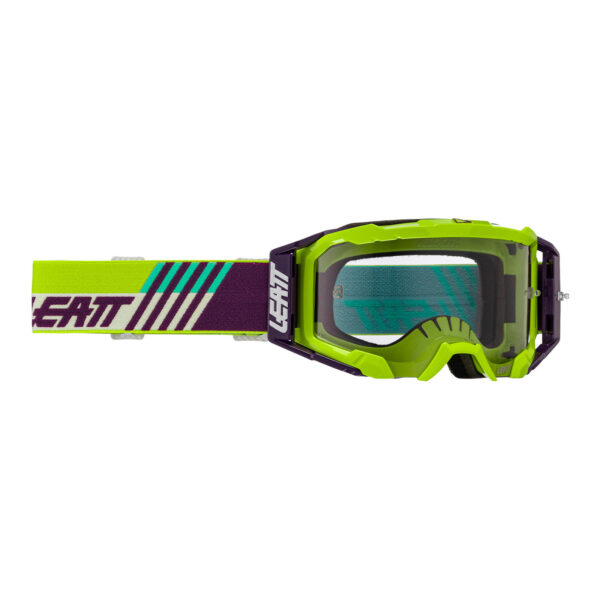 Leatt 5.5 Velocity Goggle Cryztal Lime Purple 75 VLT