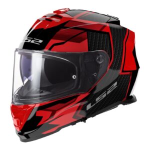 LS2 FF800 II Tracker - Black / Red 06 Storm