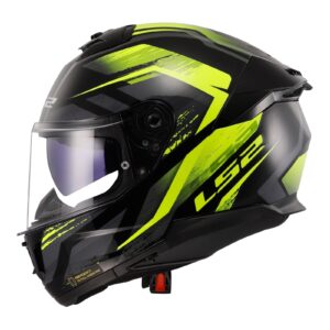 LS2 FF808 Stream II Fury - Black / Hi-Vis 06 Yellow