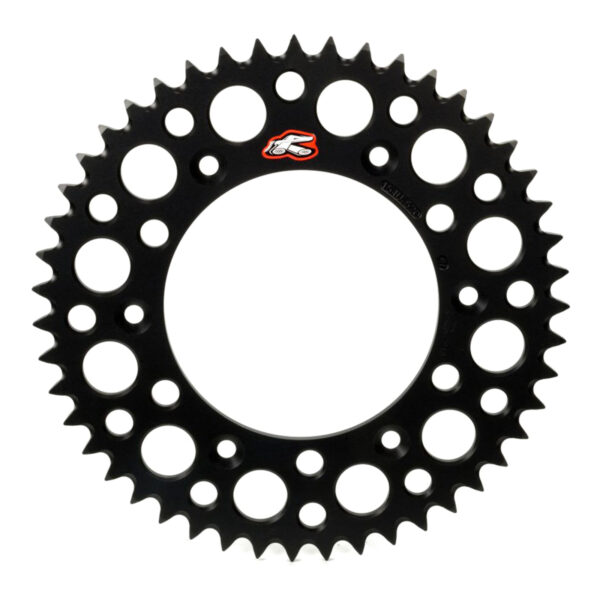 Renthal Sprocket Rear Black 52T Alloy 7075 T6 Grooved