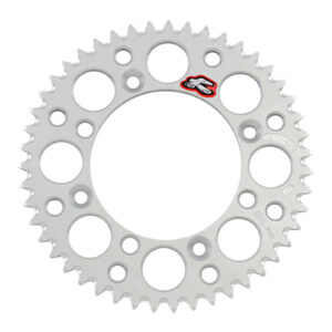 Renthal Sprocket Rear Silver 48T Alloy 7075 T6 Grooved