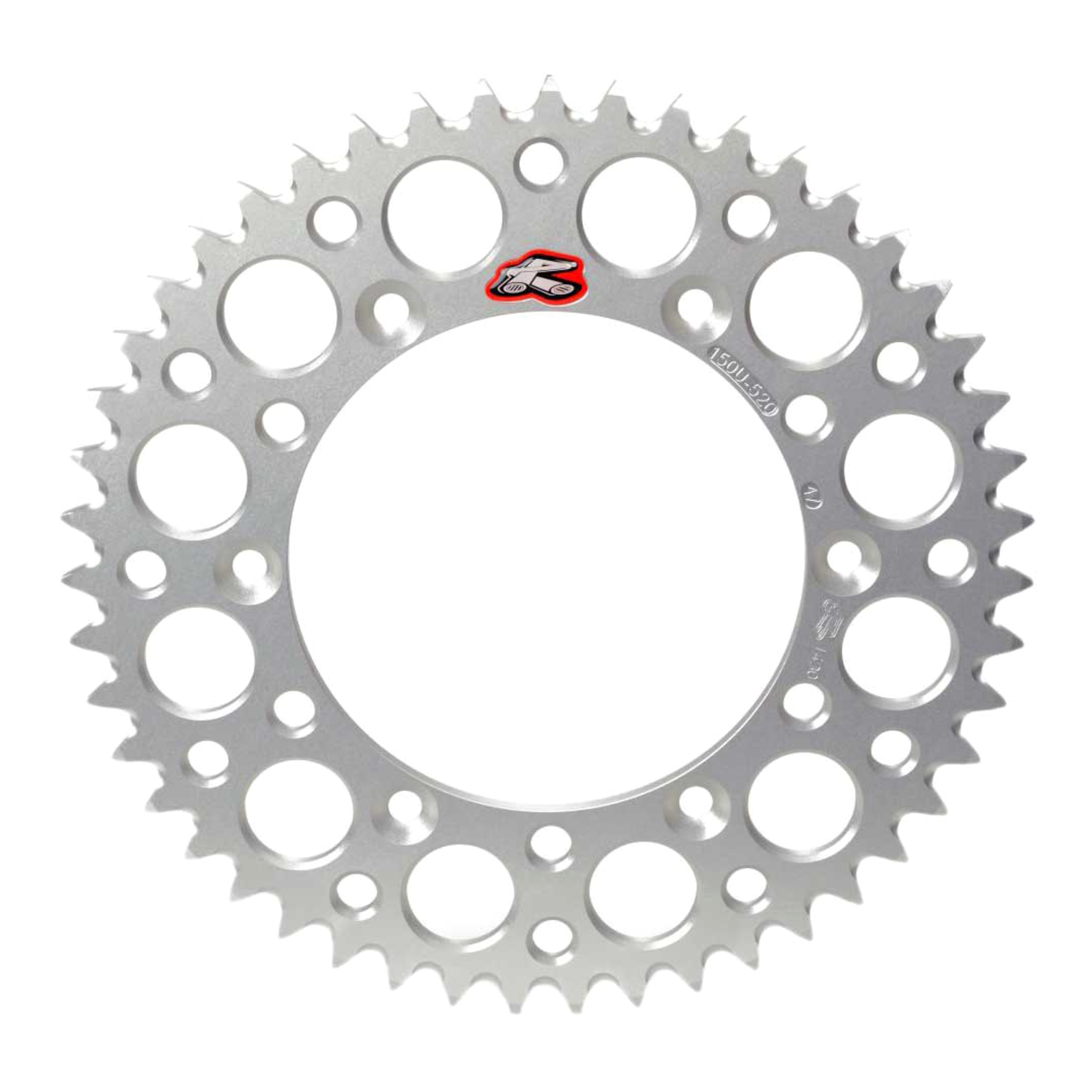 Renthal Sprocket Rear Hard Anodised Silver 41T