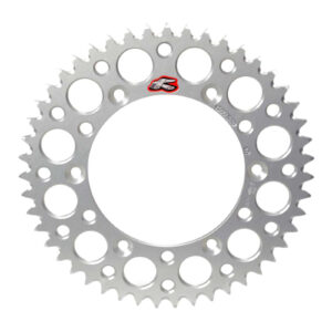 Renthal Sprocket Rear Silver 48T Alloy 7075 T6 Grooved Suzuki