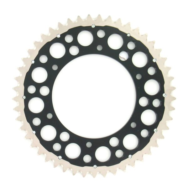 RENTHAL SPROCKET TWINRING BLK 50T BI-METAL GROOVED