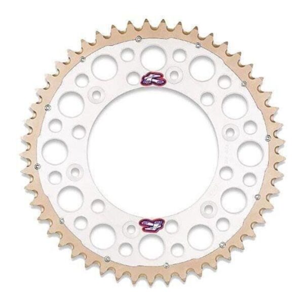Renthal Sprocket Twinring Silver 52T Bi-Metal Grooved Packed
