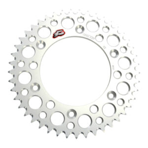 Renthal Sprocket Rear Silver 44T Alloy 7075 T6 Grooved Honda