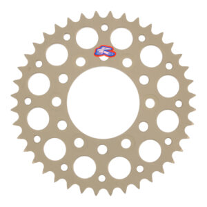 Renthal Sprocket Rear Silver 40T Alloy 7075 T6 Grooved Kawasaki