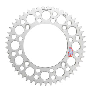 Renthal Sprocket Rear Silver 55t Alloy 7075 T6 Grooved Honda