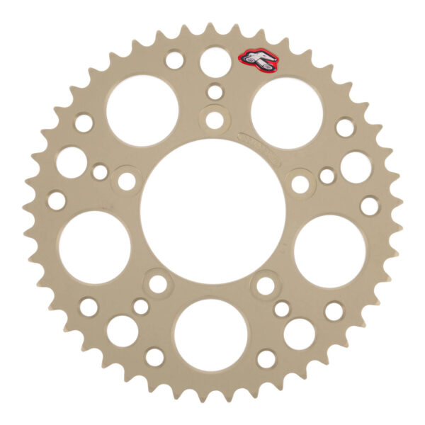 Renthal Sprocket Rear Silver 45T Alloy 7075 T6 Grooved Suzuki