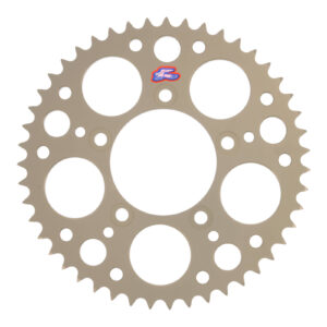 Renthal Sprocket Rear Silver 46t Alloy 7075 T6 Grooved Suzuki