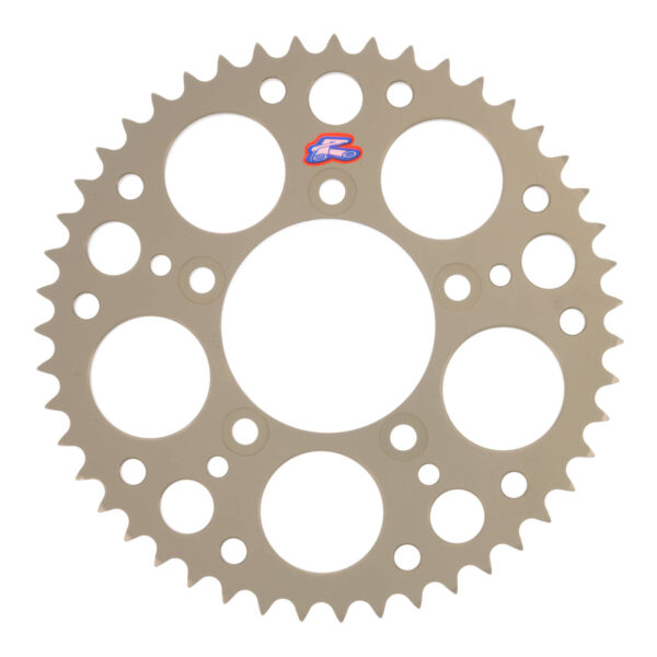 Renthal Sprocket Rear Silver 46t Alloy 7075 T6 Grooved Suzuki