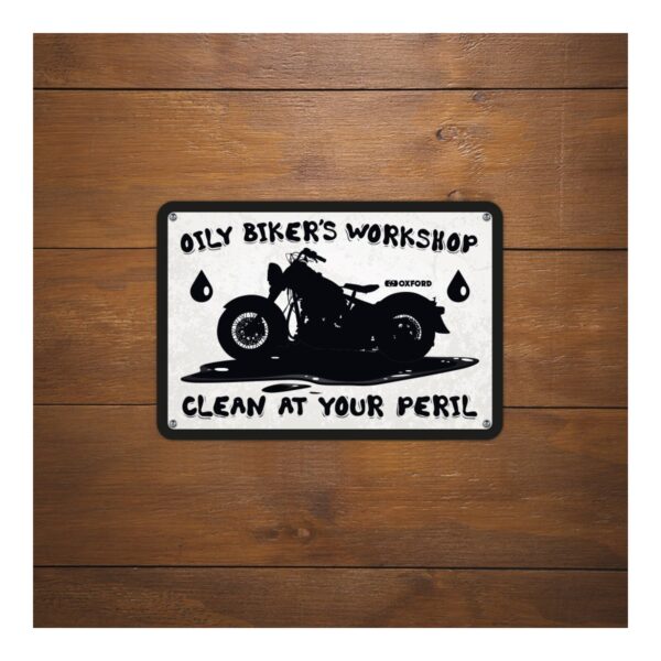 Oxford Garage Metal Sign: 