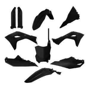 Polisport Full Plastic Kit (with Fork Guards) Kawasaki KX450F '24 - Black