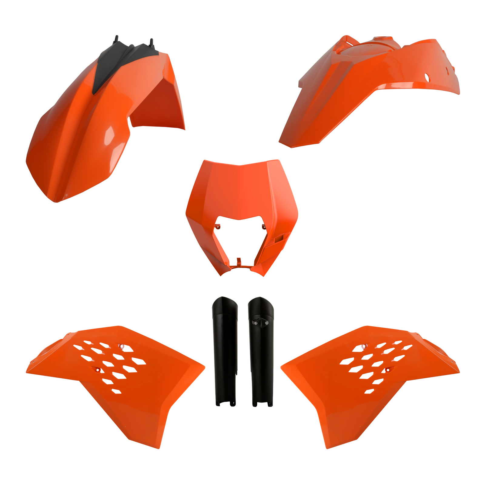Polisport Full Kit KTM EXC / EXC-F / XC-W / XCF-W ('08-'11) - OEM '10 Orange