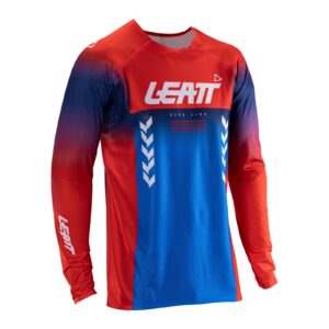 Leatt 5.5 UltraWeld Jersey - Royal Blue / Red (S/US38/EU48)