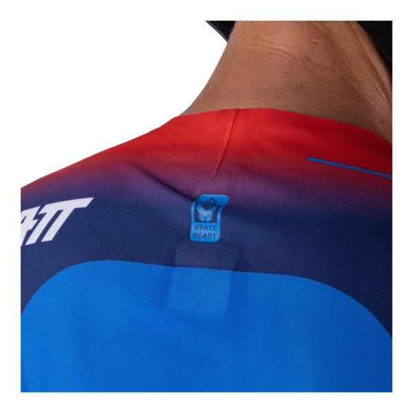 Leatt 5.5 UltraWeld Jersey - Royal Blue / Red (2XL/US46/EU56)