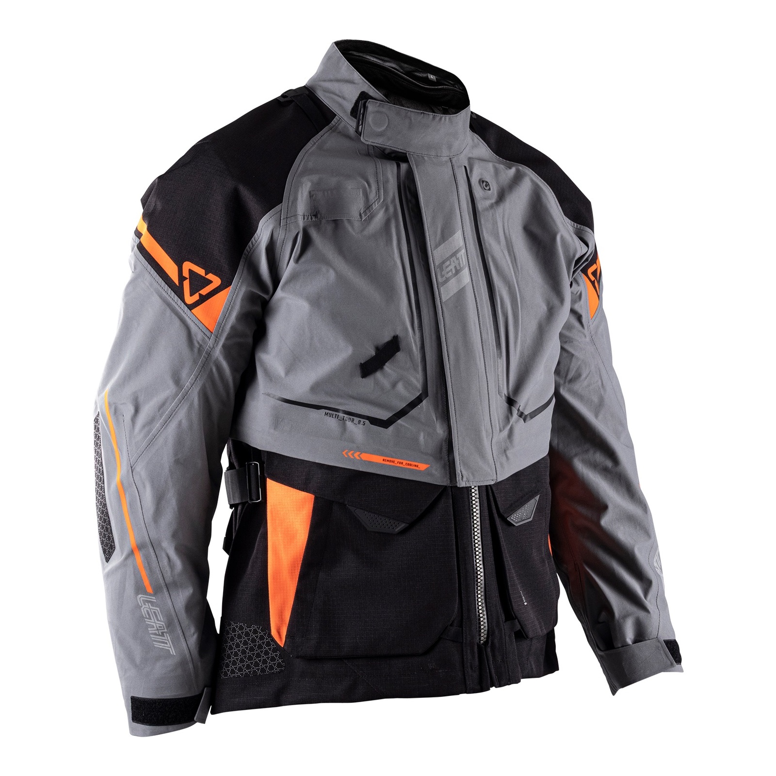 Leatt 8.5 ADV Multitour Jacket - Iron / Grey (XL/US44/EU54)