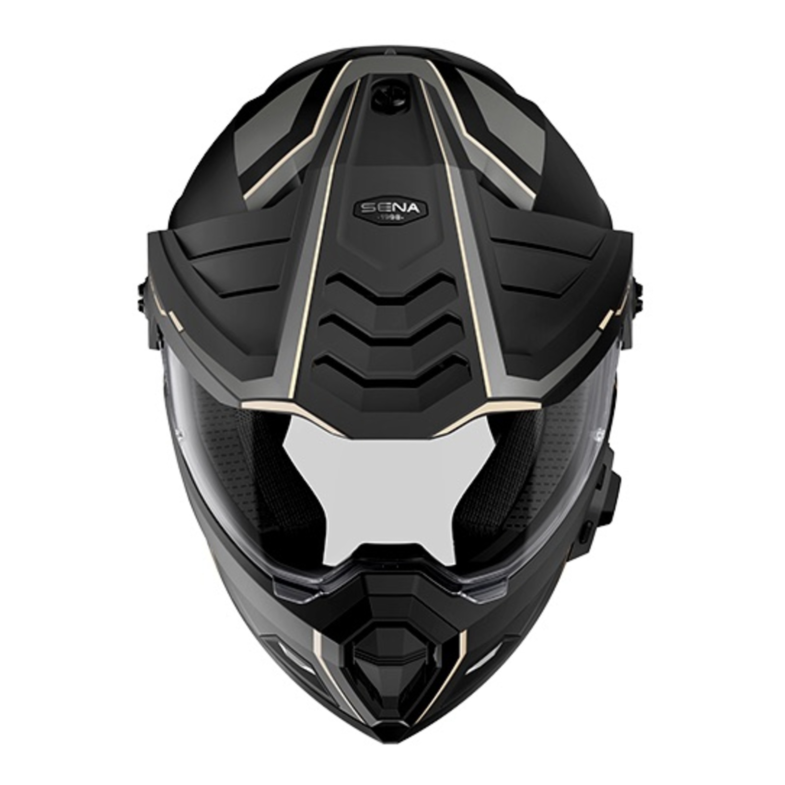 Sena Outlander Smart ADV Dual-Sport Helmet - Matte Black (XL)