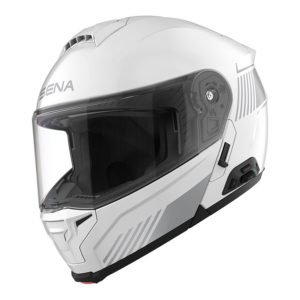 Sena Specter Smart Modular Touring Helmet - Gloss White (M)