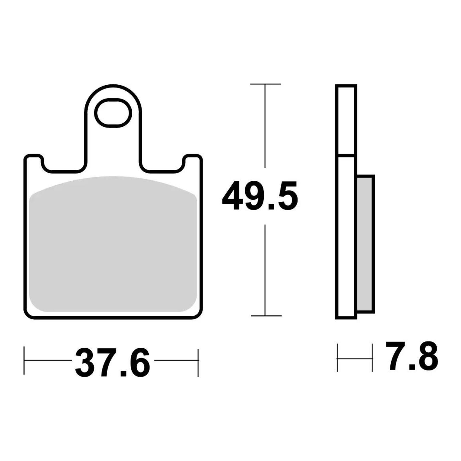 Brembo Prime Sinter Front Brake Pads 07KA28SA