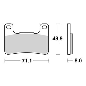 Brembo Prime Sinter Front Brake Pads 07SU27SA