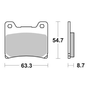 Brembo Prime Sinter Front Brake Pads 07YA11SA
