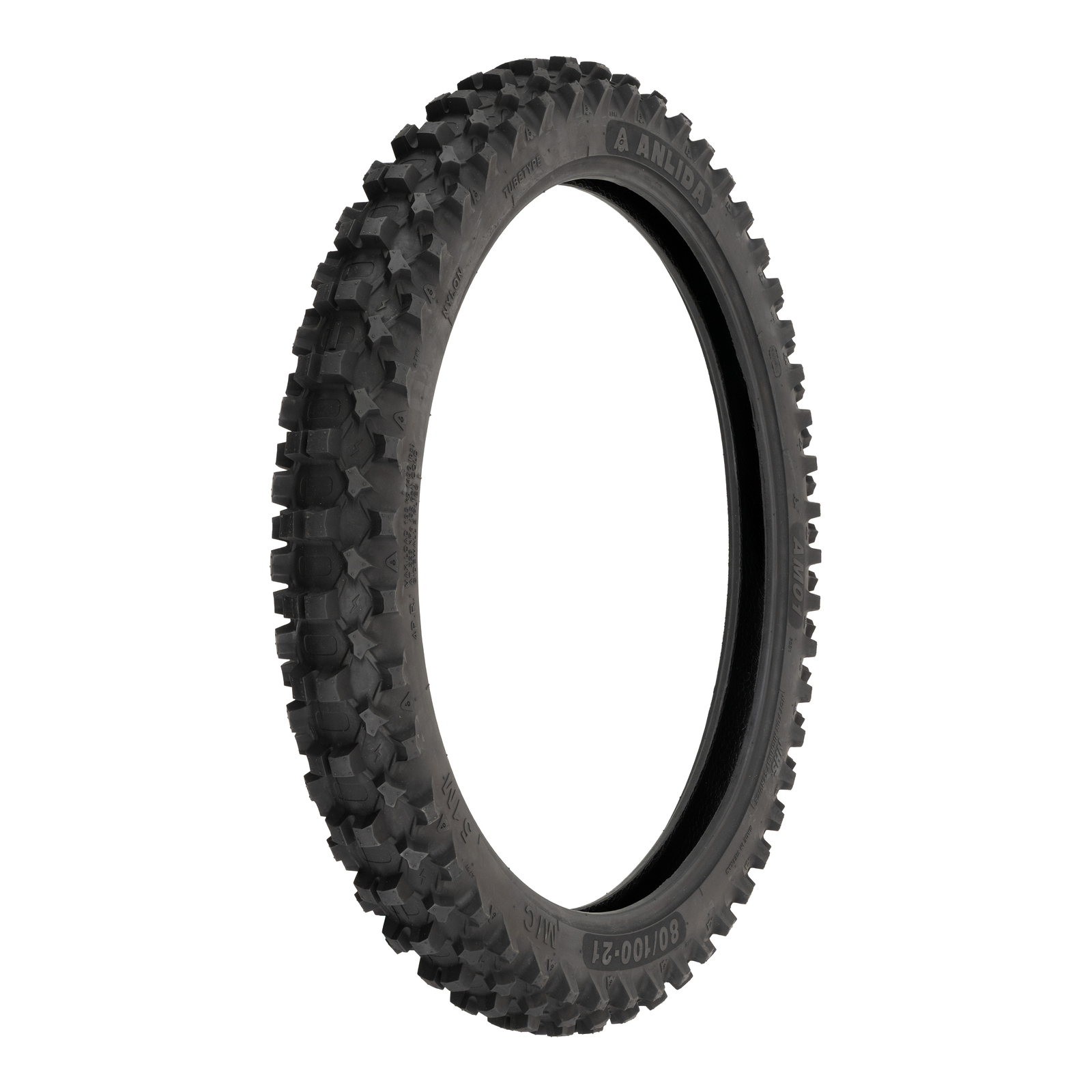 Anlida AM01 80/100-21 Front & 100/100-18 Rear Tyre Set (NHS)