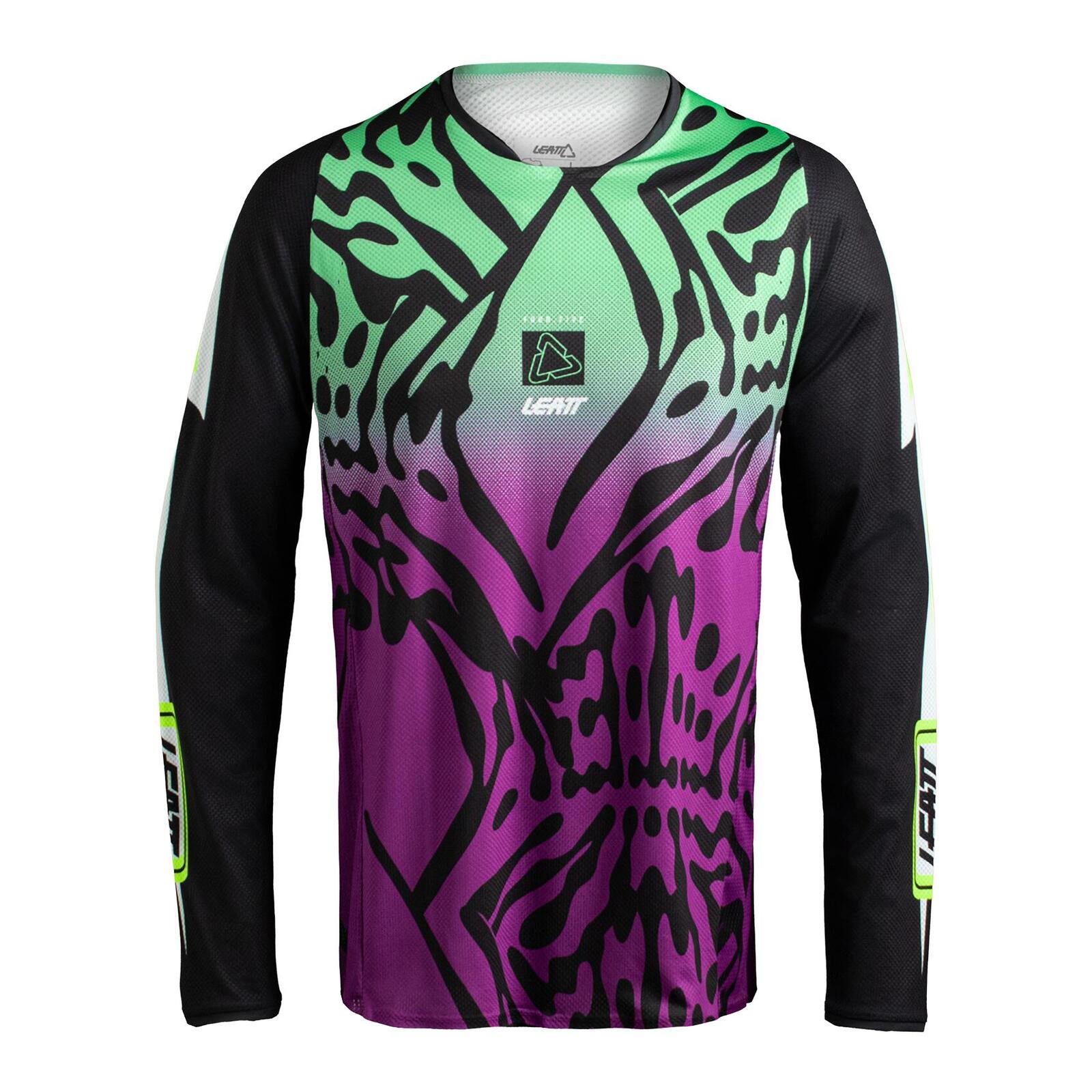 Leatt 4.5 Lite Jersey - Leopard PURPLE  2XL