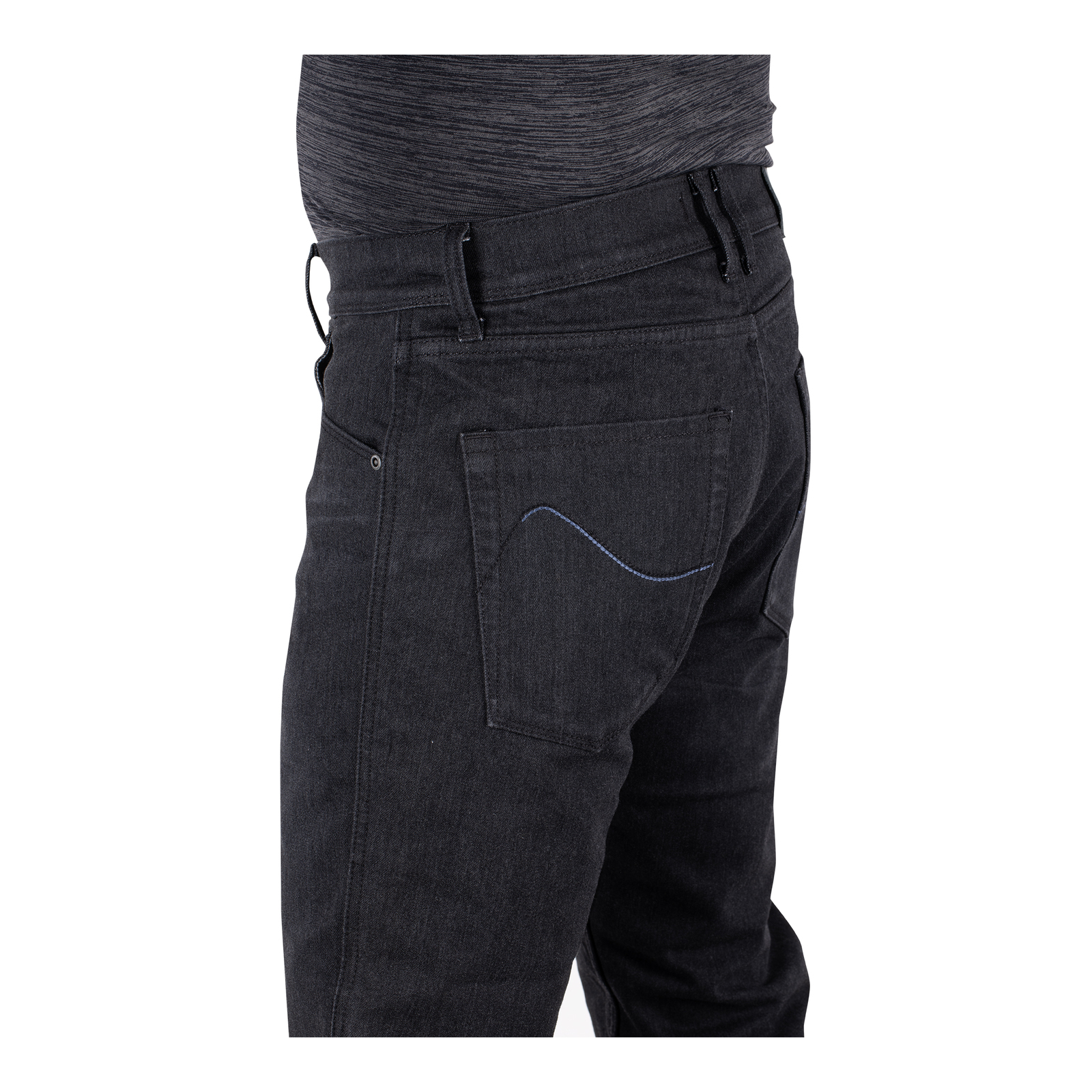 Oxford Original Approved Marshal AAA Straight Men's Jeans - Black (38/32)
