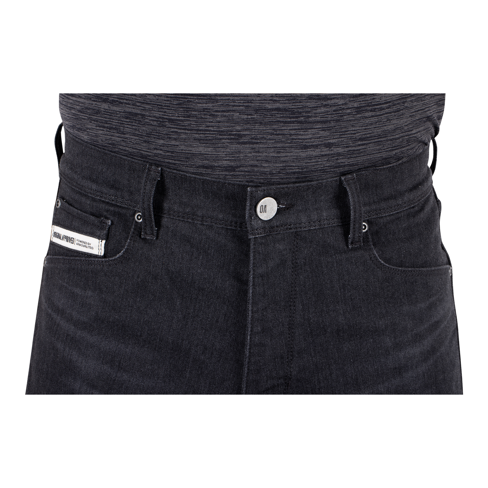 Oxford Original Approved Marshal AAA Straight Men's Jeans - Black (38/32)