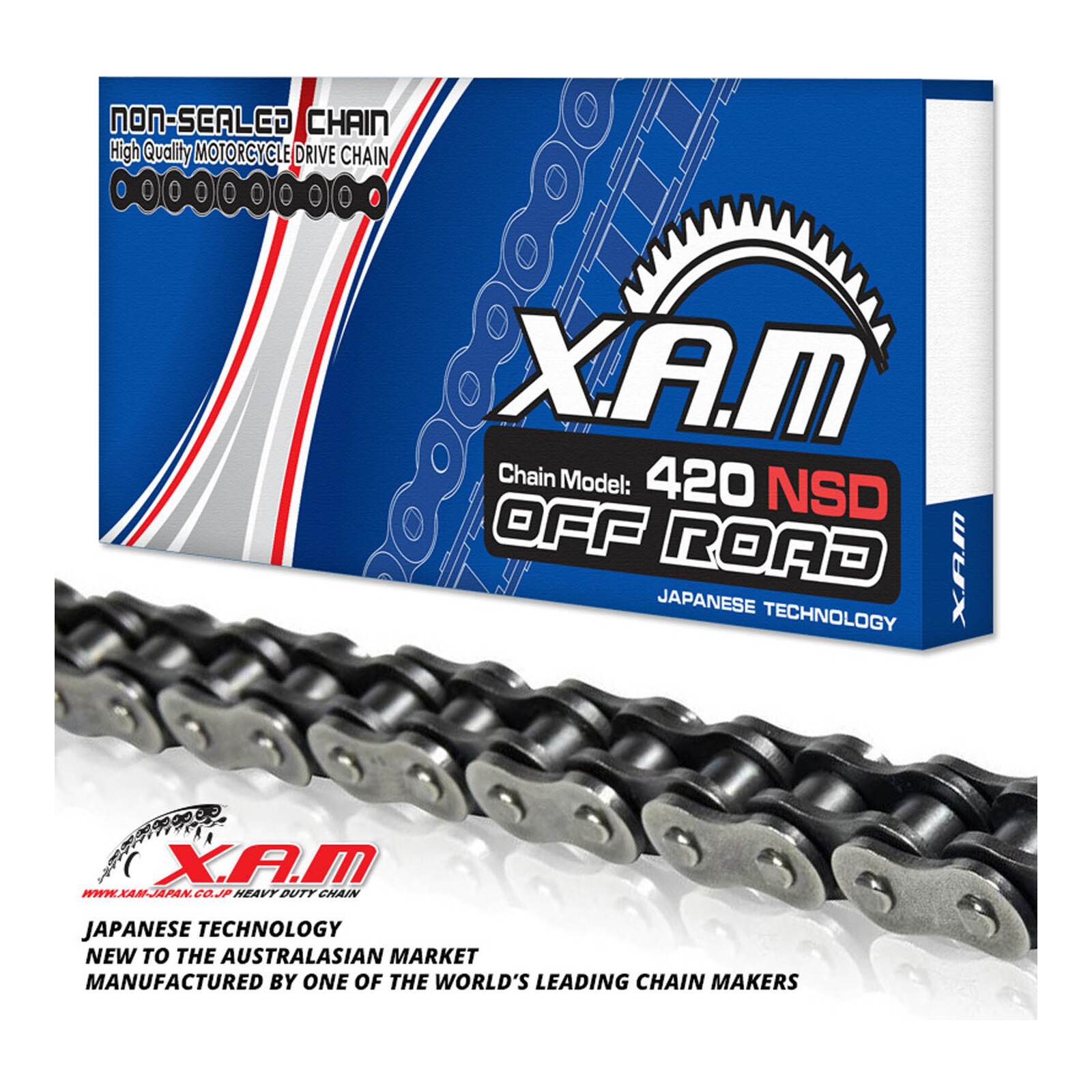 XAM 420NSD Non-Sealed Dirt Chain - 110 Links