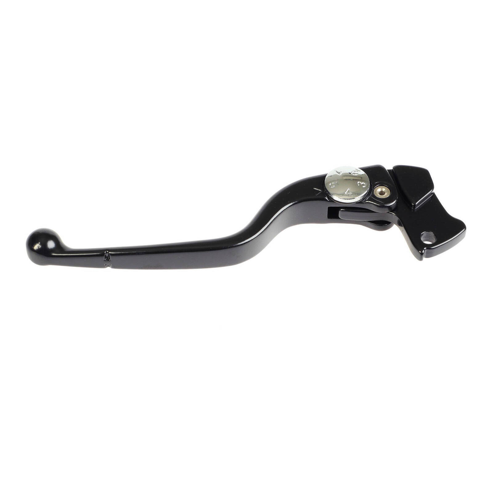 WMP Clutch Lever - KTM Black Lever, Chrome ADJ